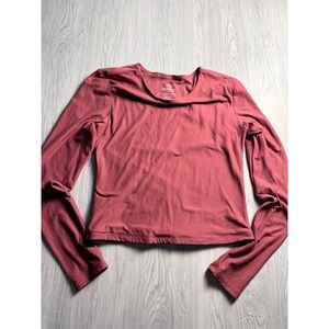 Pink Republic Womens Autumn Ruby Long Sleeve Crop Top Shirt  Medium